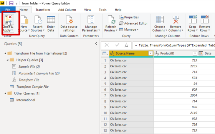 How to Load Data from a Folder in Power BI - insightsoftware