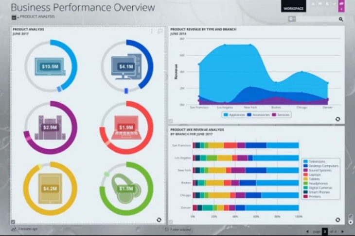 Business Performance Overview Screenshot.