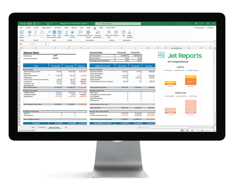 Jet Reports™ (Formerly Jet Professional) Microsoft Dynamics Excel
