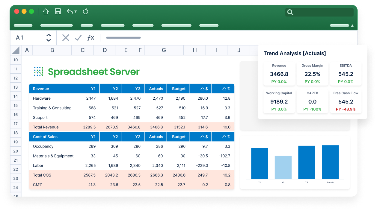 spreadsheet server yardi insightsoftware